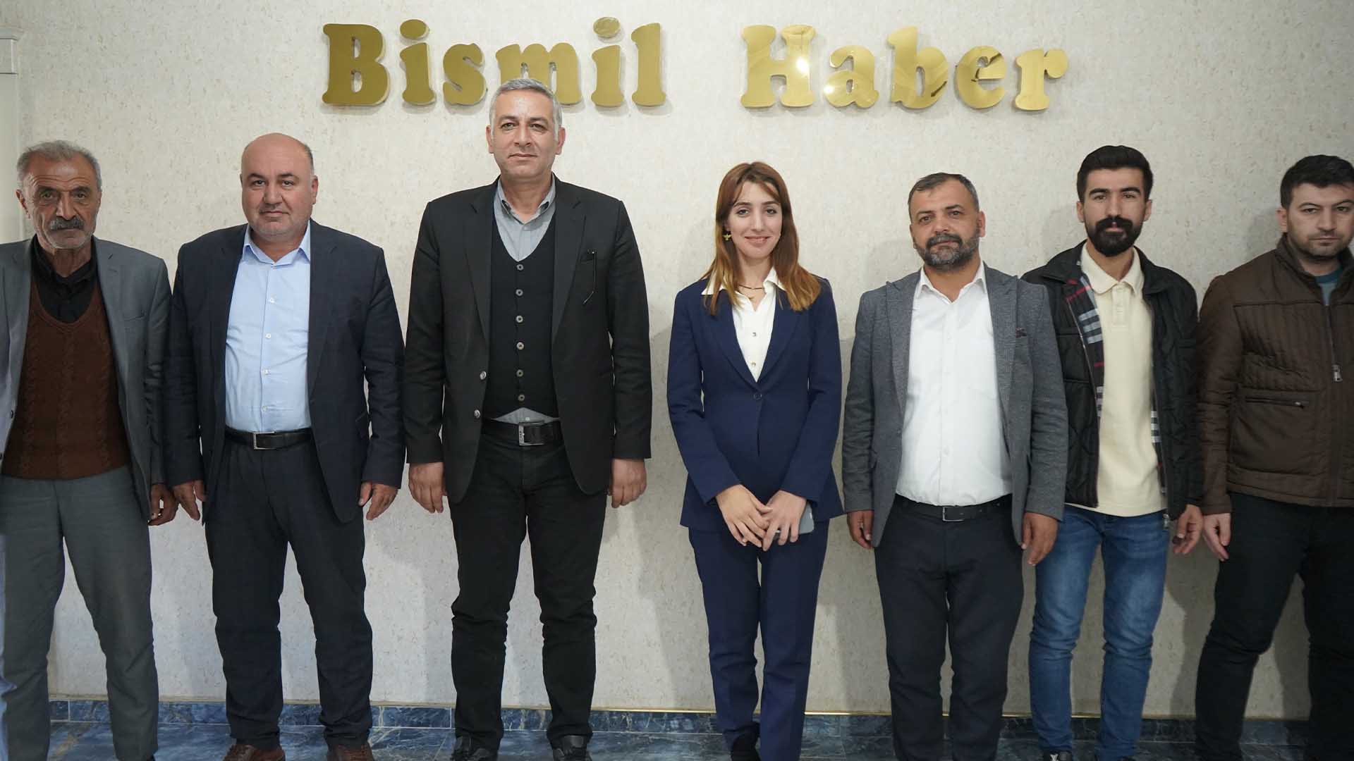 Eş Başkanlardan Bismil Haber’e Ziyaret 1