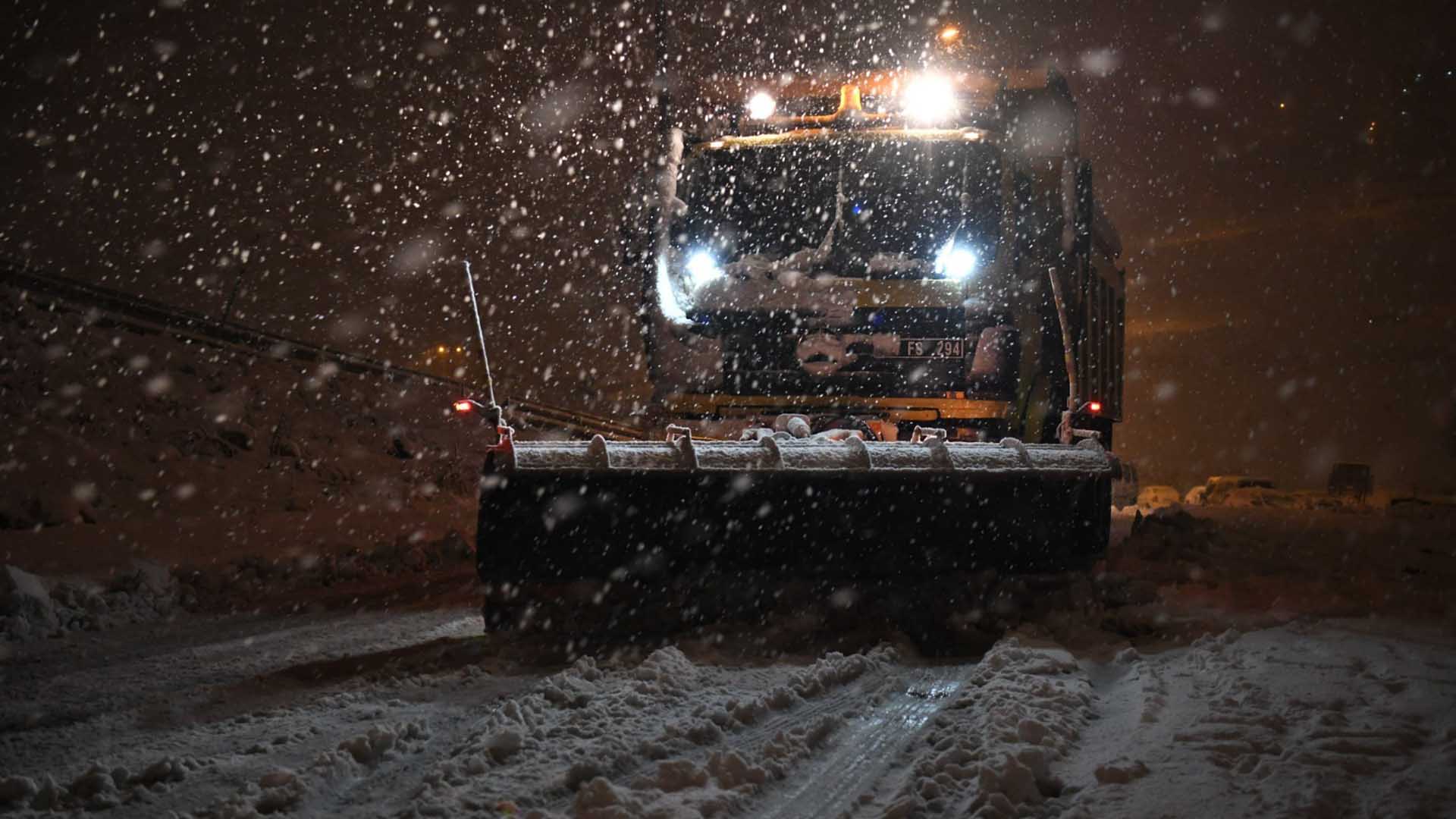 Malatya’da Kar Nedeniyle Eğitime Ara Verildi 1