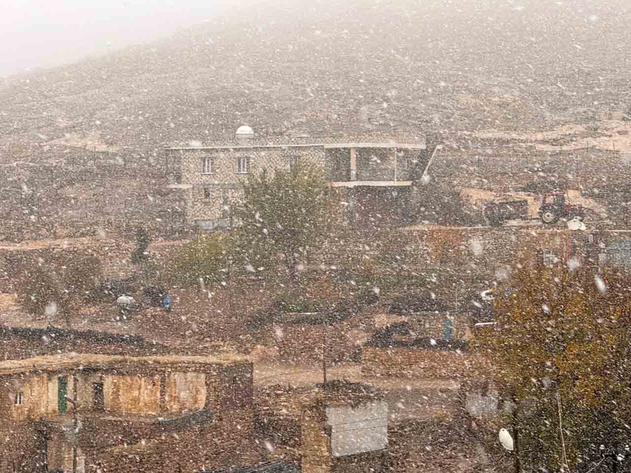 Mardin’de Mevsimin Ilk Kar Yağışı Başladı 3