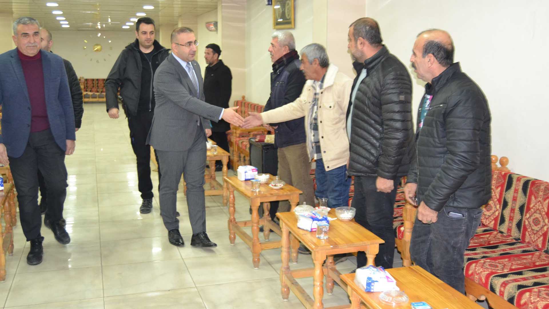 Bismil Kaymakamı Recep Hasar, Taziye Ziyaretlerinde Bulundu 2