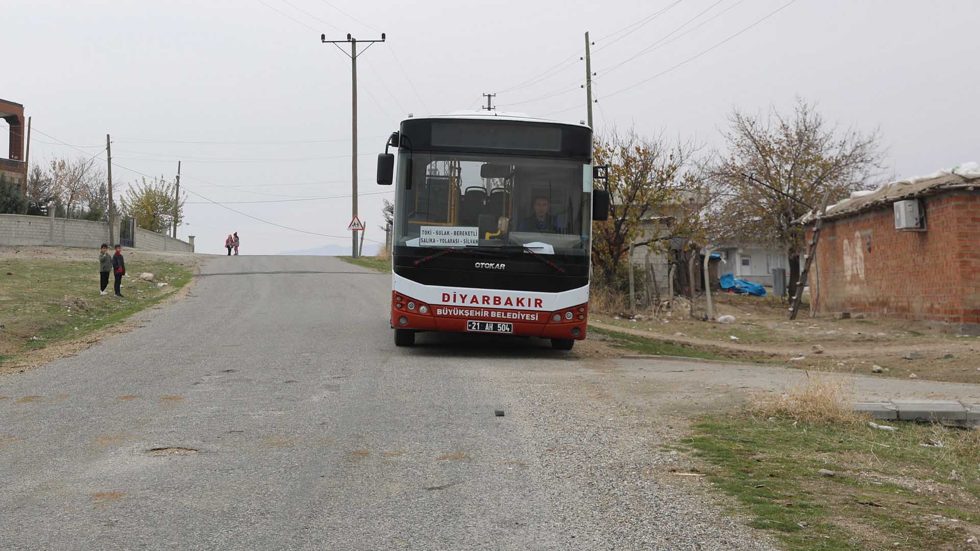 Diyarbakır’da 12 Bin Nüfuslu 24 Mahalleye Toplu Ulaşım Seferleri Başladı 2