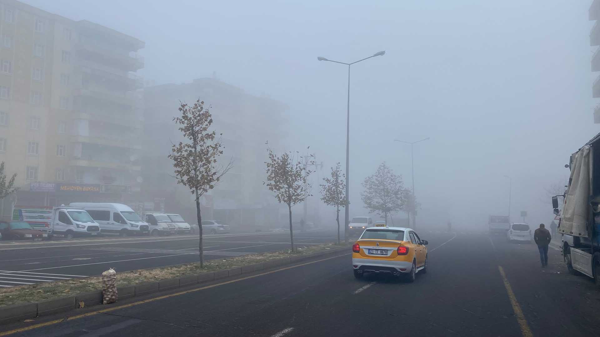 Diyarbakır’da Sis Yaşamı Olumsuz Etkiledi 4