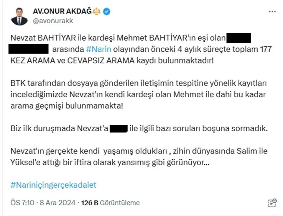 Narin Güran Davasında Avukatlar Birbirine Girdi (2)