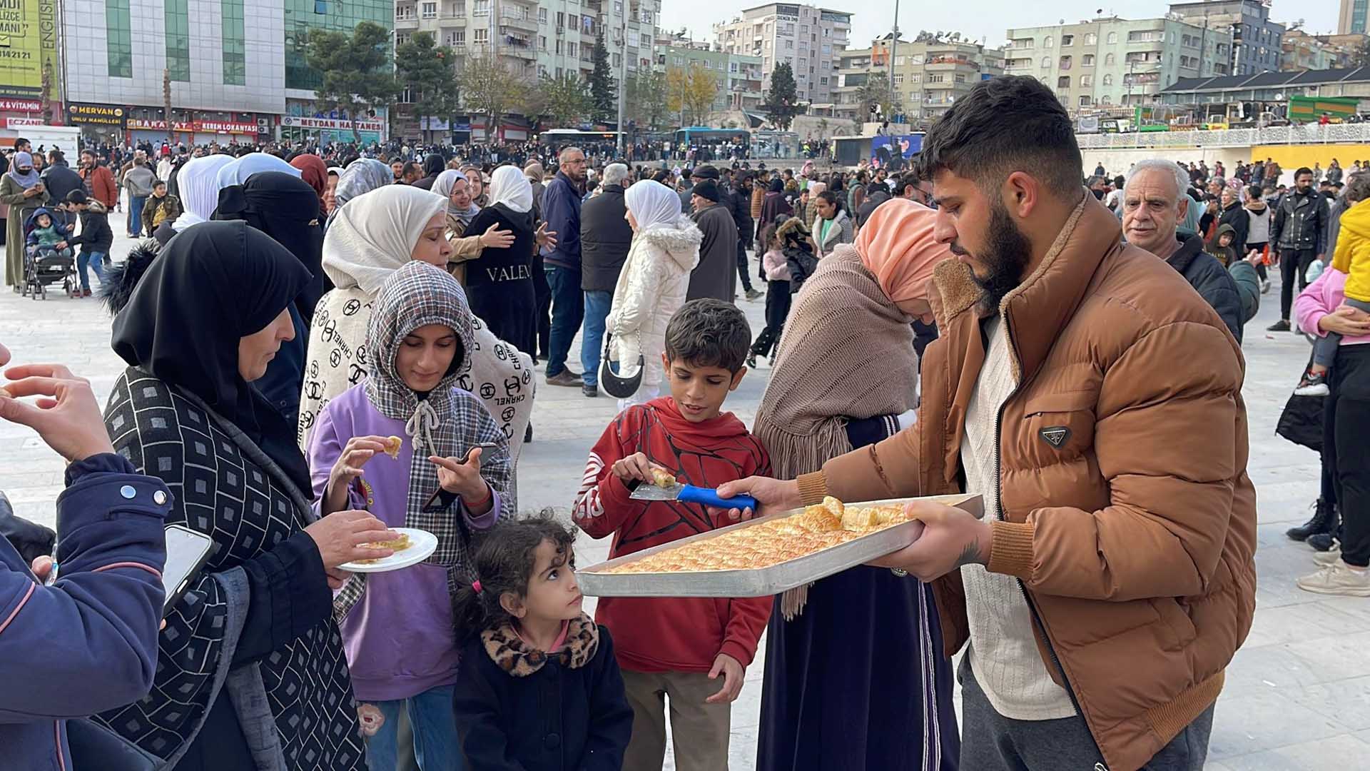 Şanlıurfa’da Suriyeliler Kutlama Yaptı 2