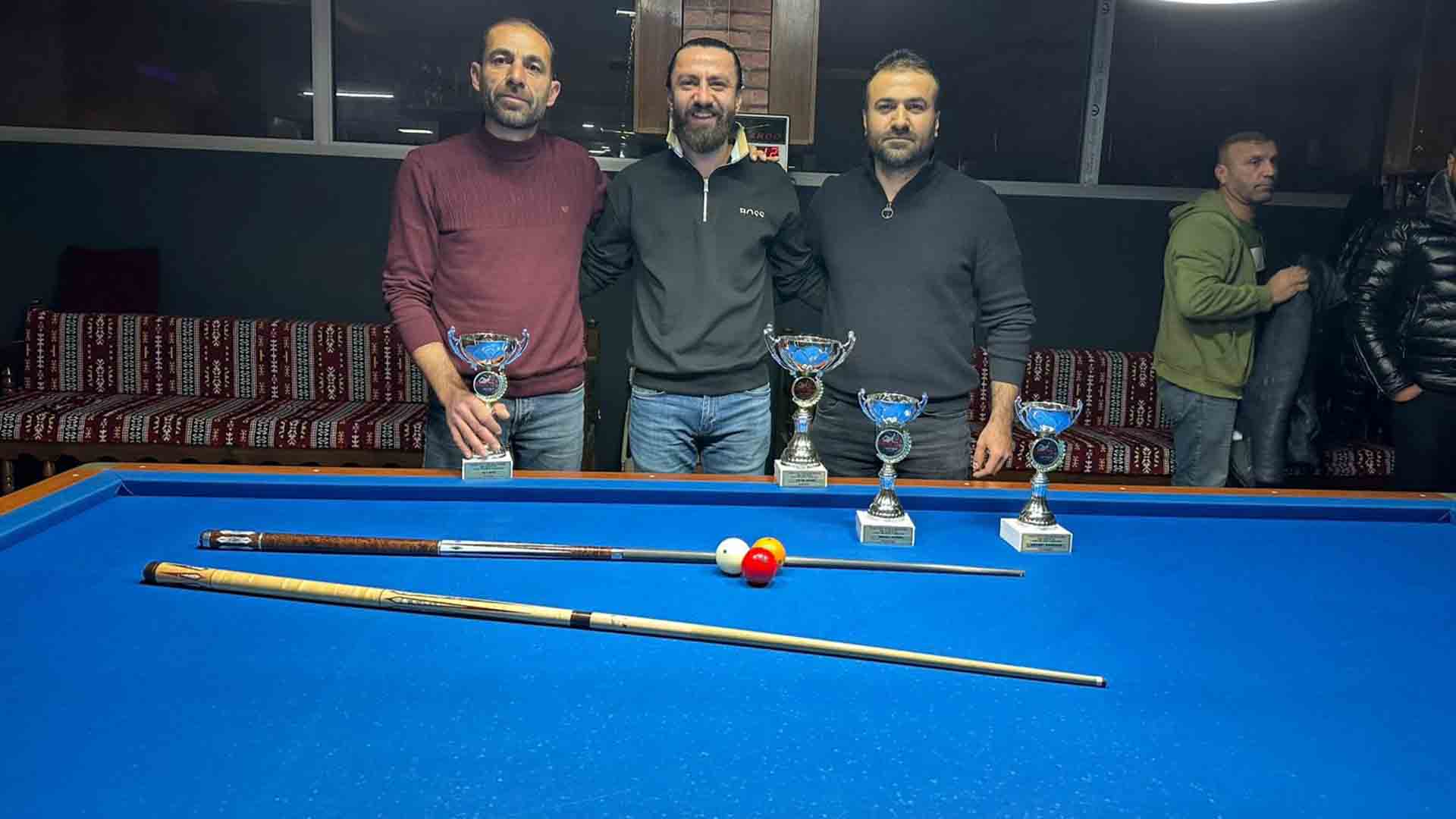 Bismil’de Bilardo Turnuvası Kazananları Belli Oldu 2