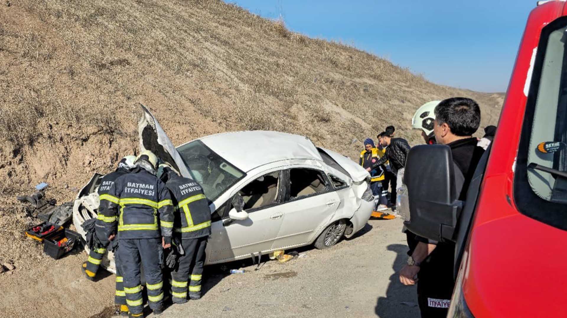 Bismil’de Takla Atan Otomobilde 6 Kişi Yaralandı 2