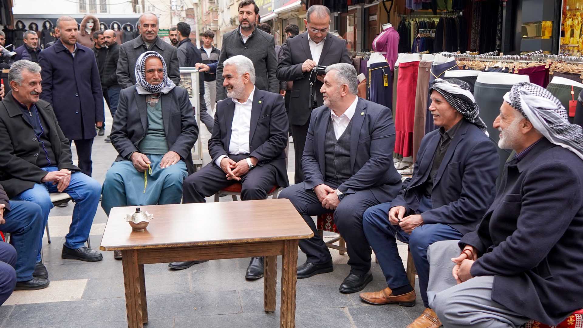 Hüda Par Genel Başkanı Zekeriya Yapıcıoğlu, Diyarbakır Valisini Ve Esnafı Ziyaretti 5