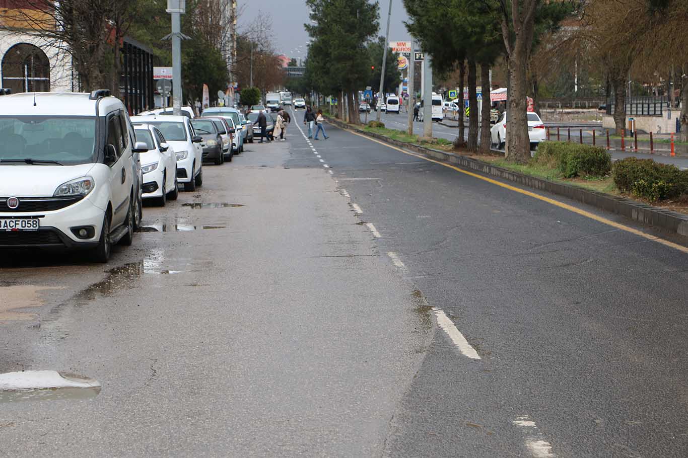 Diyarbakır’da Mart Ayında Karla Karışık Yağmur 1