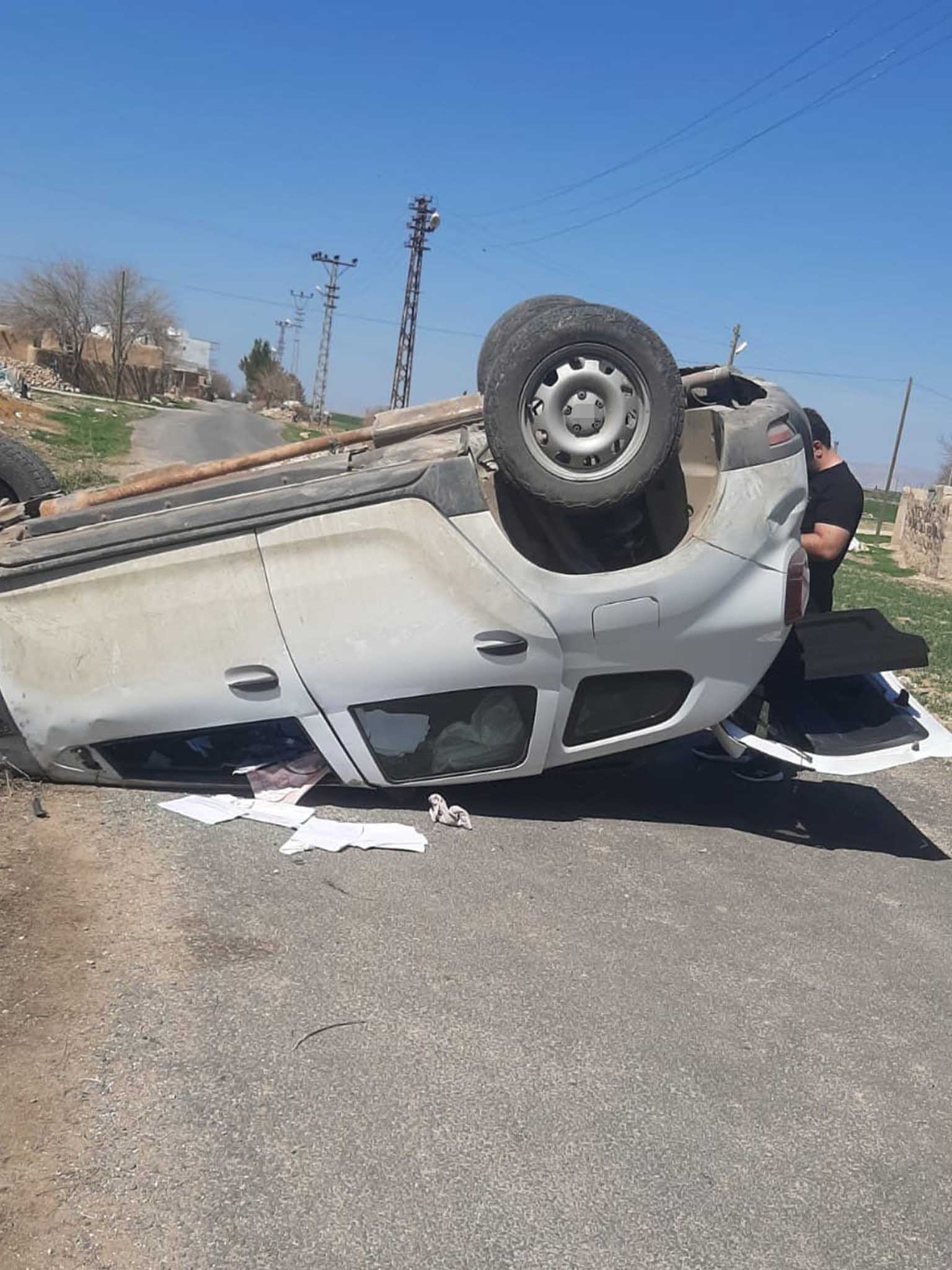 Mardin'de Suv Tipi Araç Takla Attı 2 Yaralı 2