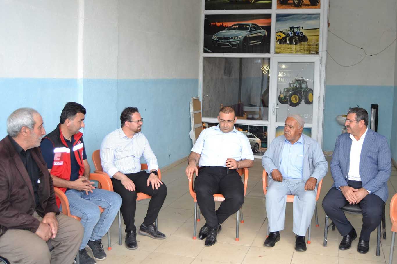 Bismil Kaymakamı Recep Hasar'dan Özel Durumları Olan Vatandaşlara Ziyaret 1