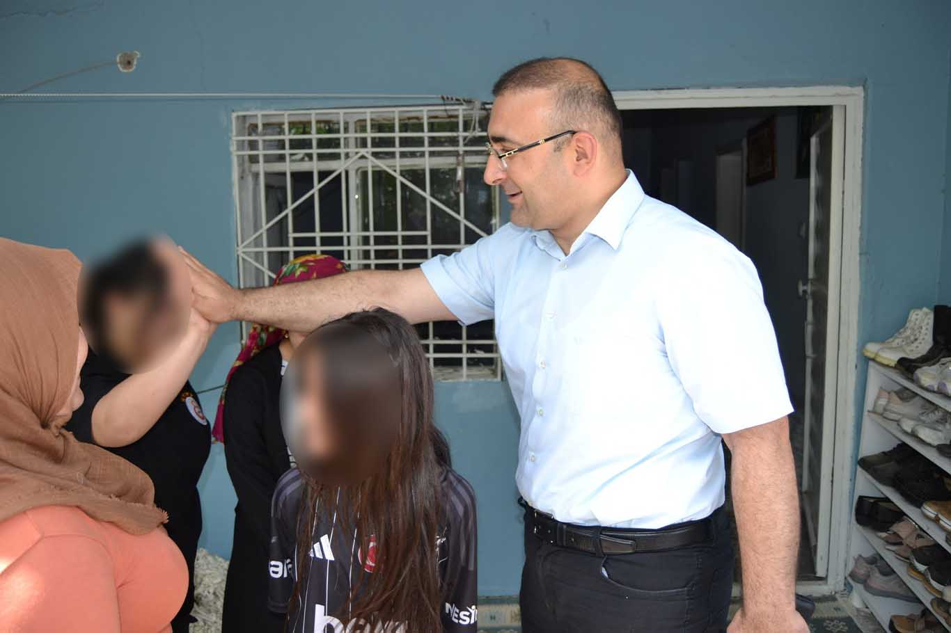 Bismil Kaymakamı Recep Hasar'dan Özel Durumları Olan Vatandaşlara Ziyaret 9
