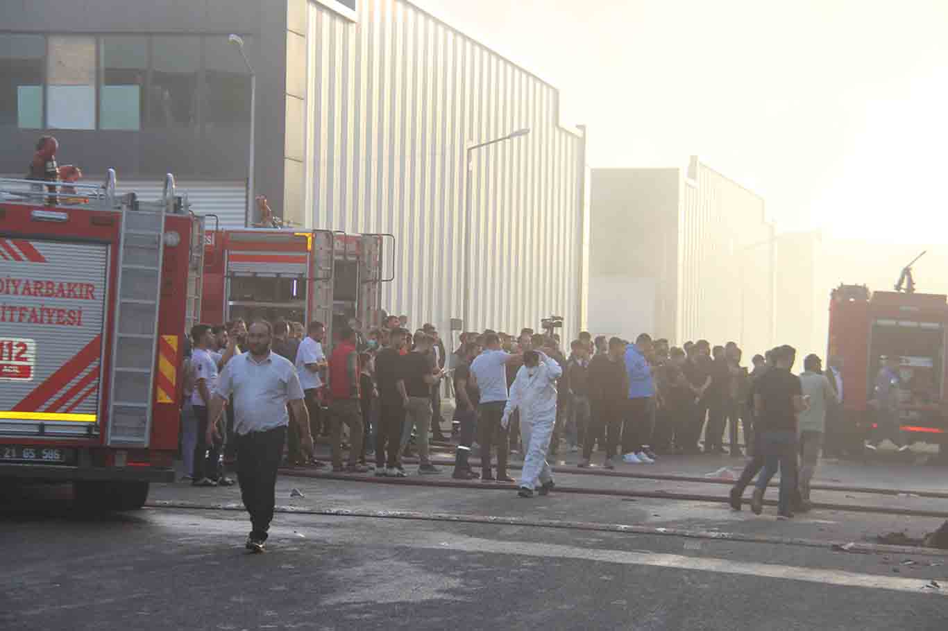 Diyarbakır'da Sanayi Sitesinde Patlama Ve Yangın 8