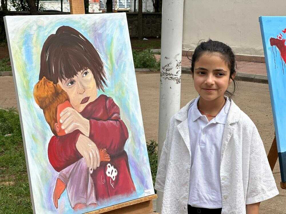 Ortaokul Öğrencilerinden Gazze İçin Sergi (1)