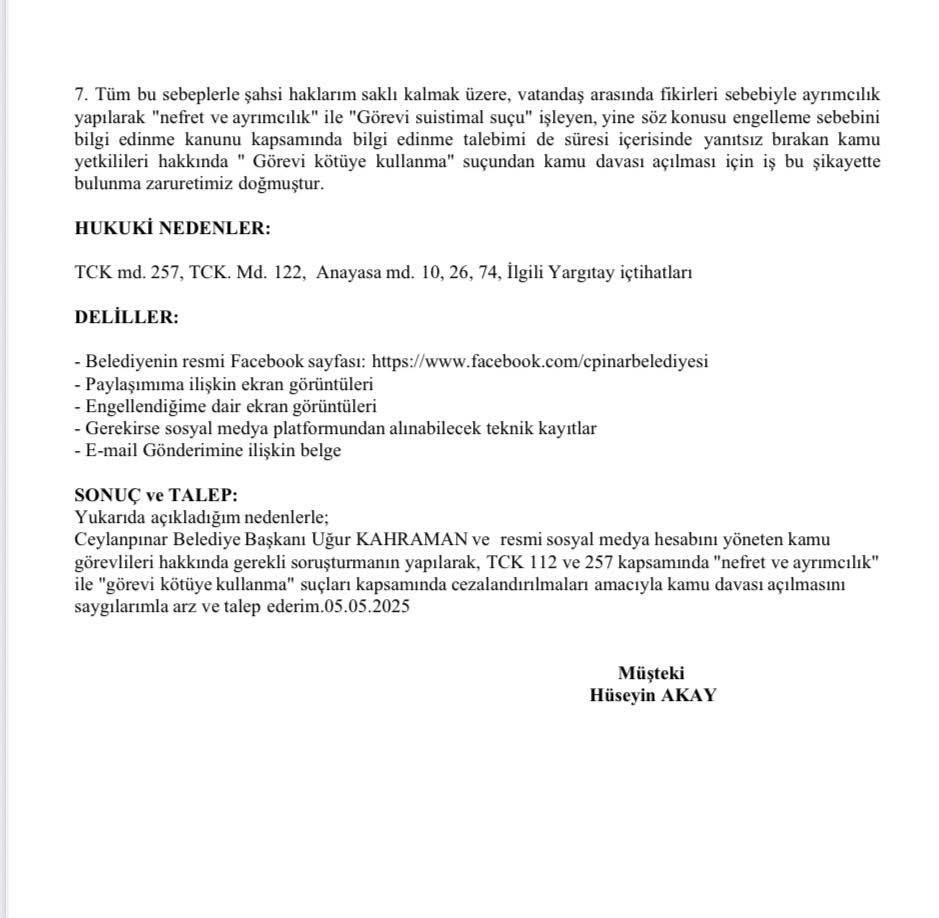 Sosyal Medyada Engellendi Belediyeye Dava Açtı (3)