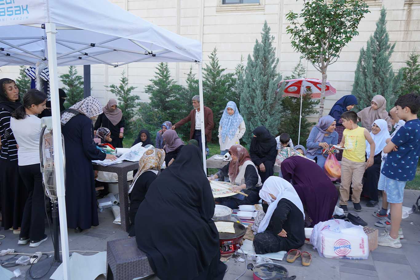 Yedi Başak Derneği Bismil’de Gazze Yararına Kermes Düzenledi 3