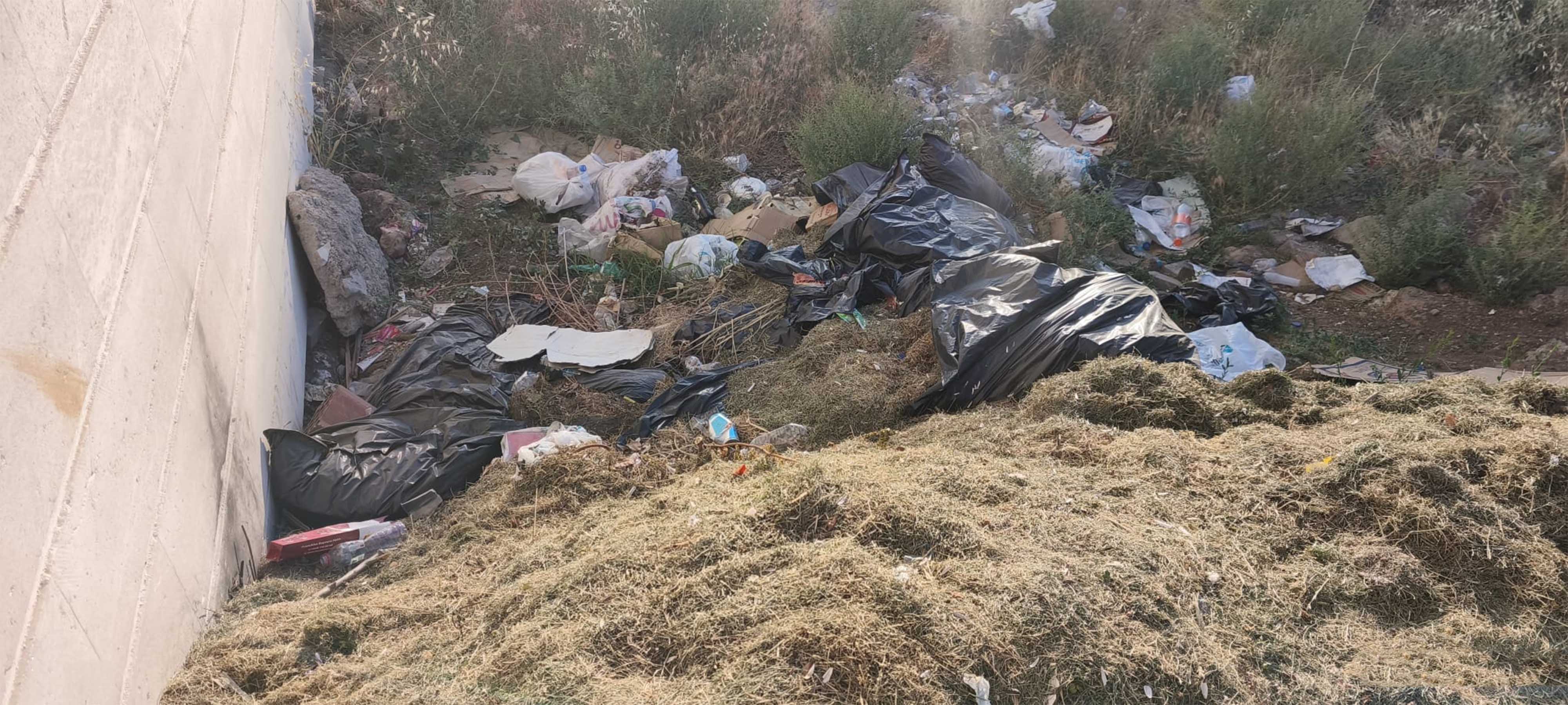 Bismil’de Biçilen Çimler Cami Kenarına Yığıldı, Vatandaş Kötü Kokudan Şikayetçi 1