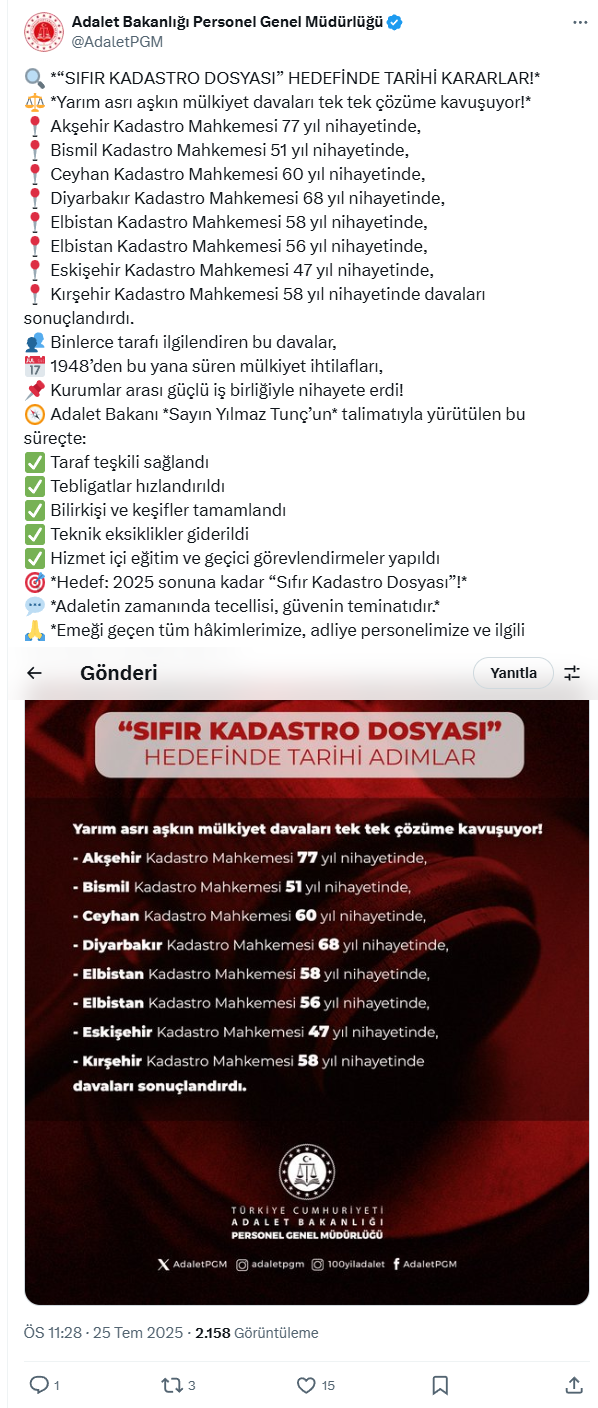 Diyarbakır’da 539 Tarafı Bulunan 51 Yıllık Davada Karar Çıktı 1
