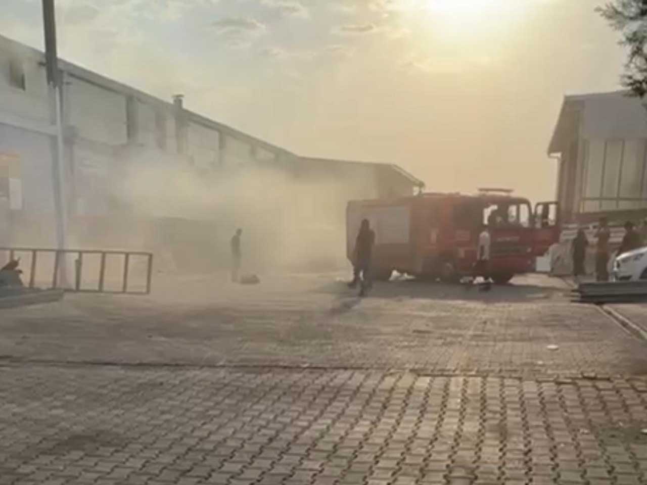 Diyarbakır’da Metal Boyama Atölyesinde Yangın 2