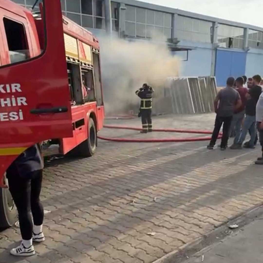 Diyarbakır’da Metal Boyama Atölyesinde Yangın 5