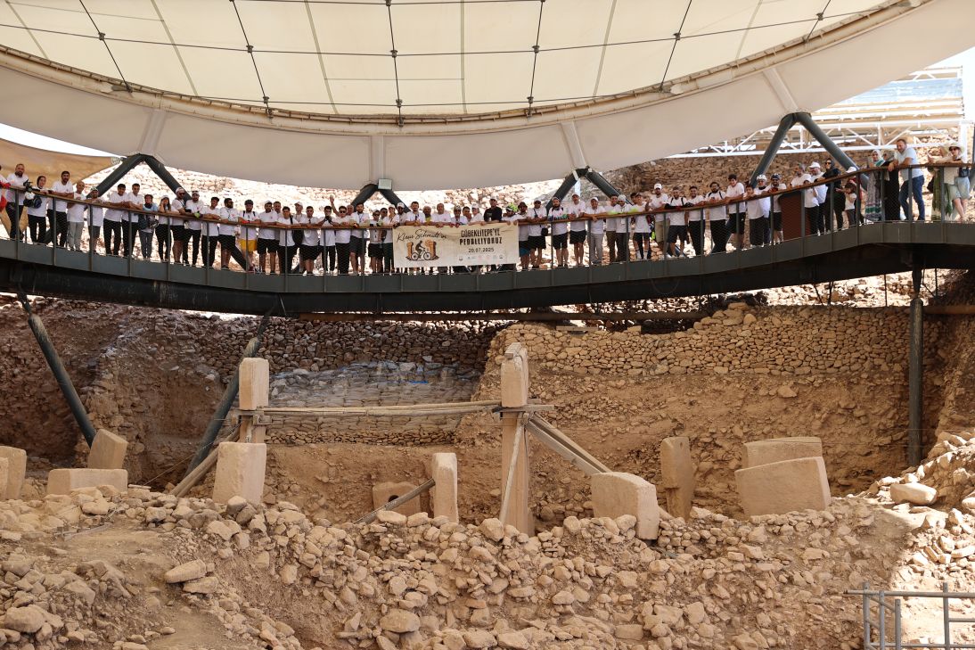Göbeklitepe’nin Kaşifi Schmidt’e Vefa Bisikletle Turu Düzenlendi (1)