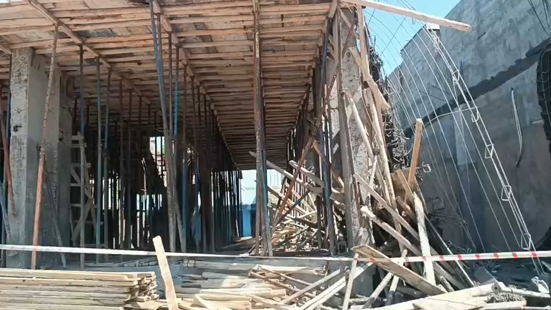 İnşaat Halindeki Binada Betön Dökümü Sırasında Çökme; 7 Işçi Yaralı 1