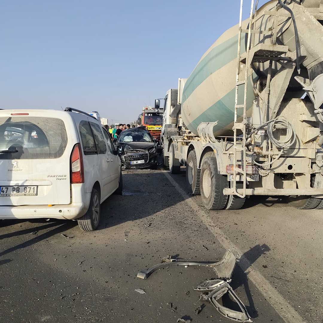 Mardin'de zincirleme kazada 7 kişi yaralandı - Diyarbakır Son