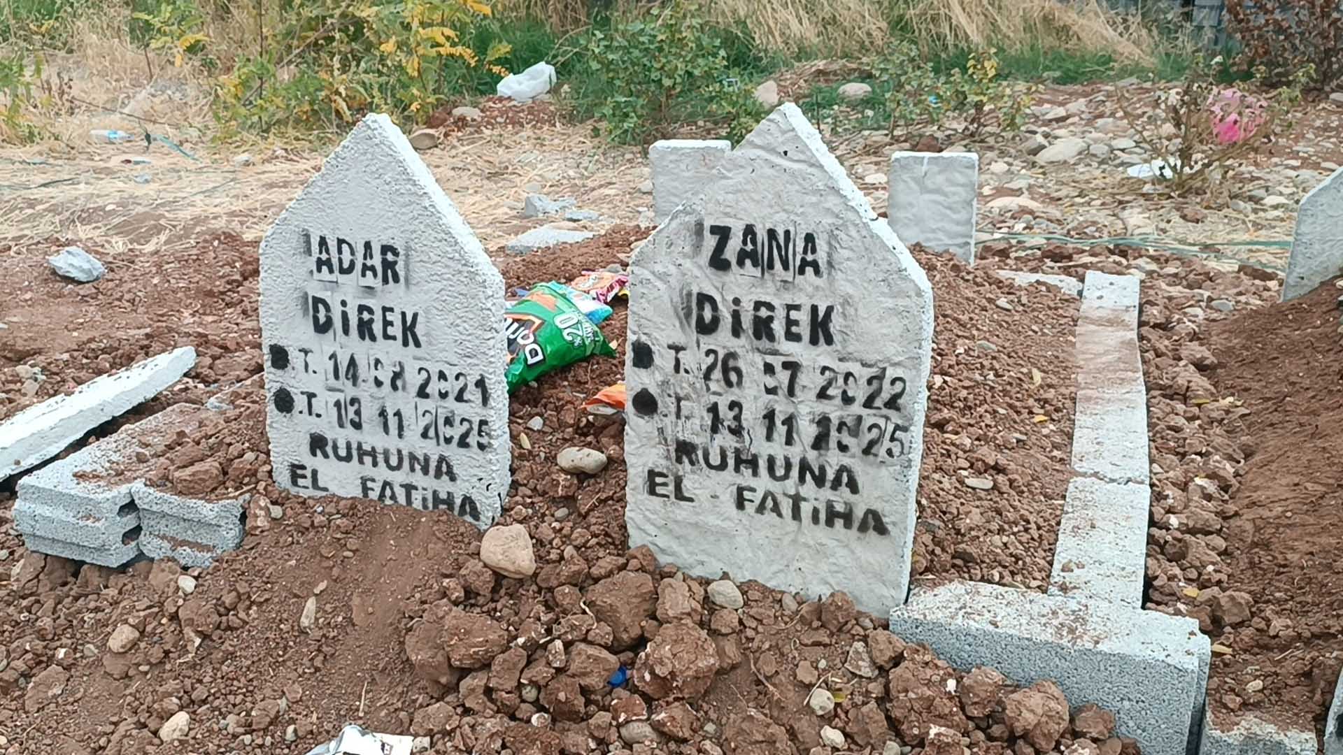 Tir’a Çarpan Otomobilde Ölen Kardeşler Adar Ve Zana, Yan Yana Defnedildi 2