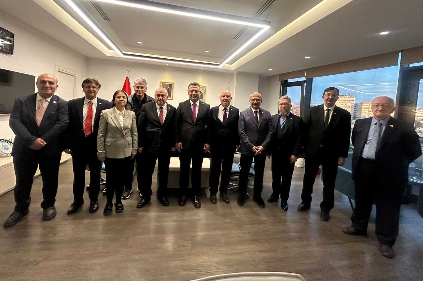 Türkiye Gazeteciler Konfederasyonu’ndan Bi̇k Genel Müdürü Abdülkadir Çay'a Ziyaret 1