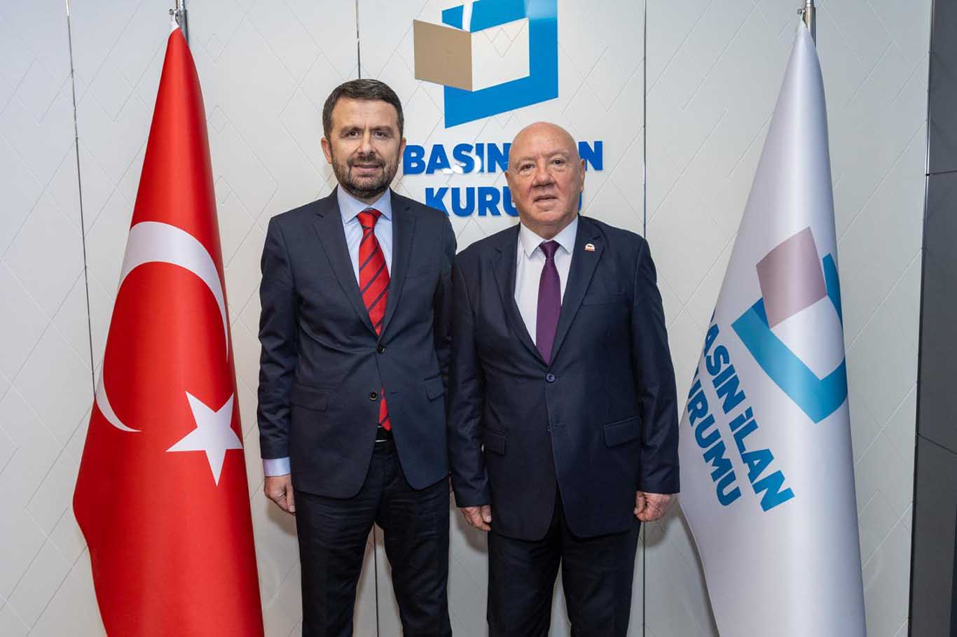 Türkiye Gazeteciler Konfederasyonu’ndan Bi̇k Genel Müdürü Abdülkadir Çay'a Ziyaret 2