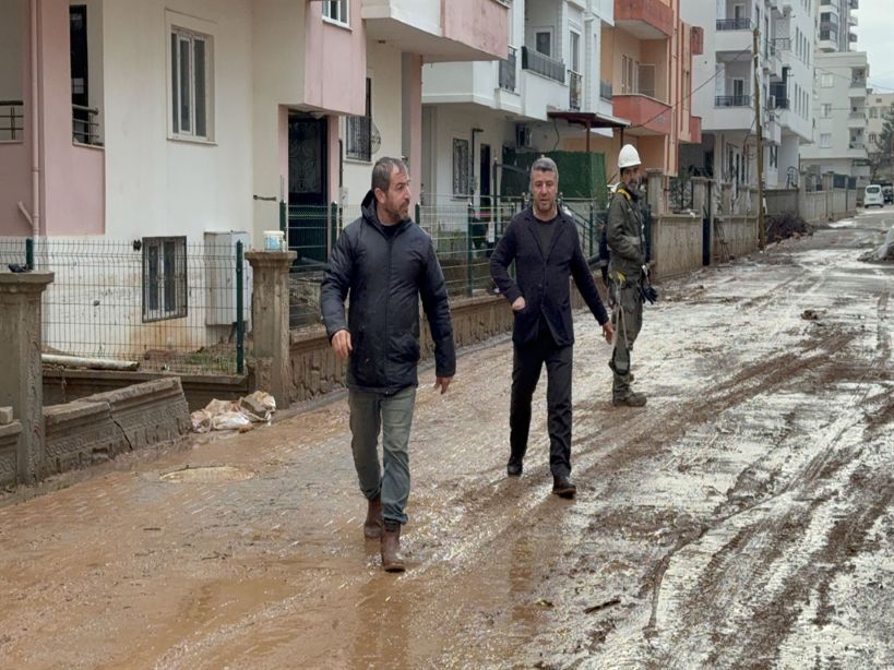 Mardin'de Taşkınlarda Su Basan 150 Evde Zarar Oluştu (2)