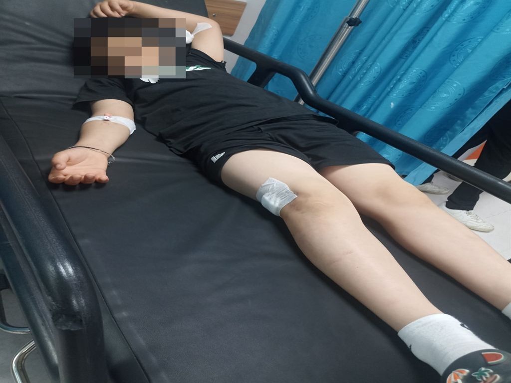 Arkadaşlarıyla Parka Gitmişti, Tüfekle Bacağından Vuruldu (2)