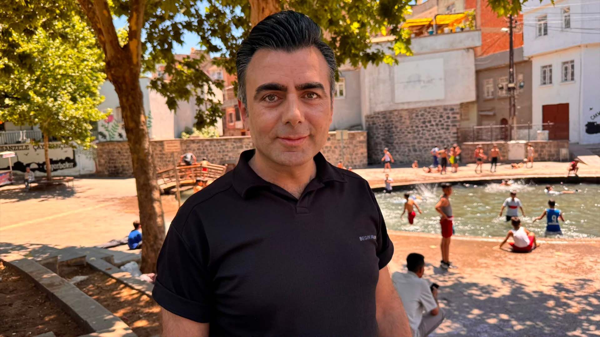 Diyarbakır'da Hava Sıcaklığı 35 Dereceği Gördü, Çocuklar Soluğu Tarihi Anzele Suyunda Buluyor 5