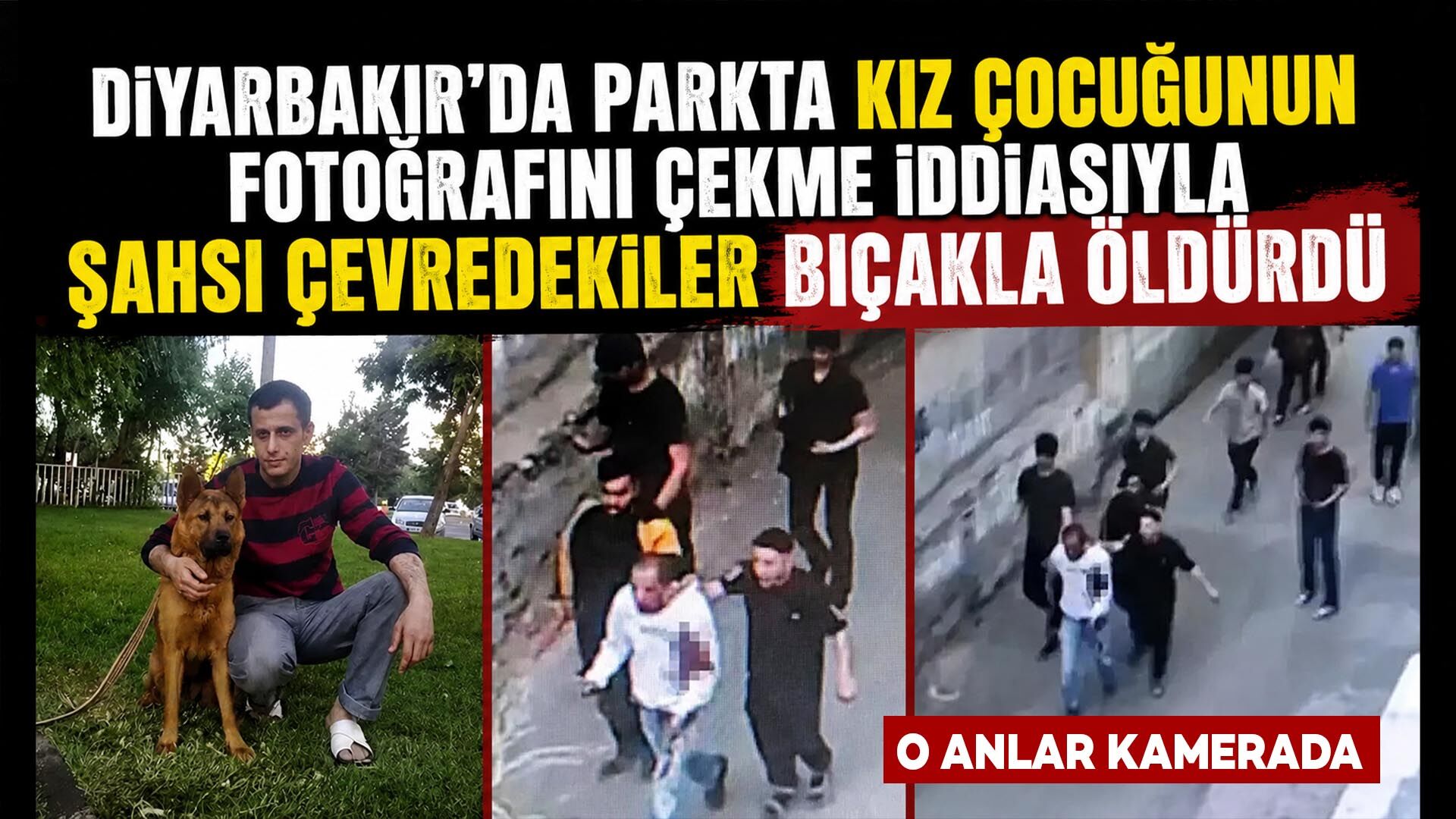 Diyarbakır'da Parkta Kız Çocuğunun Fotoğrafını Çekme İddiasıyla Şahsı Çevredekiler Bıçakla Öldürdü