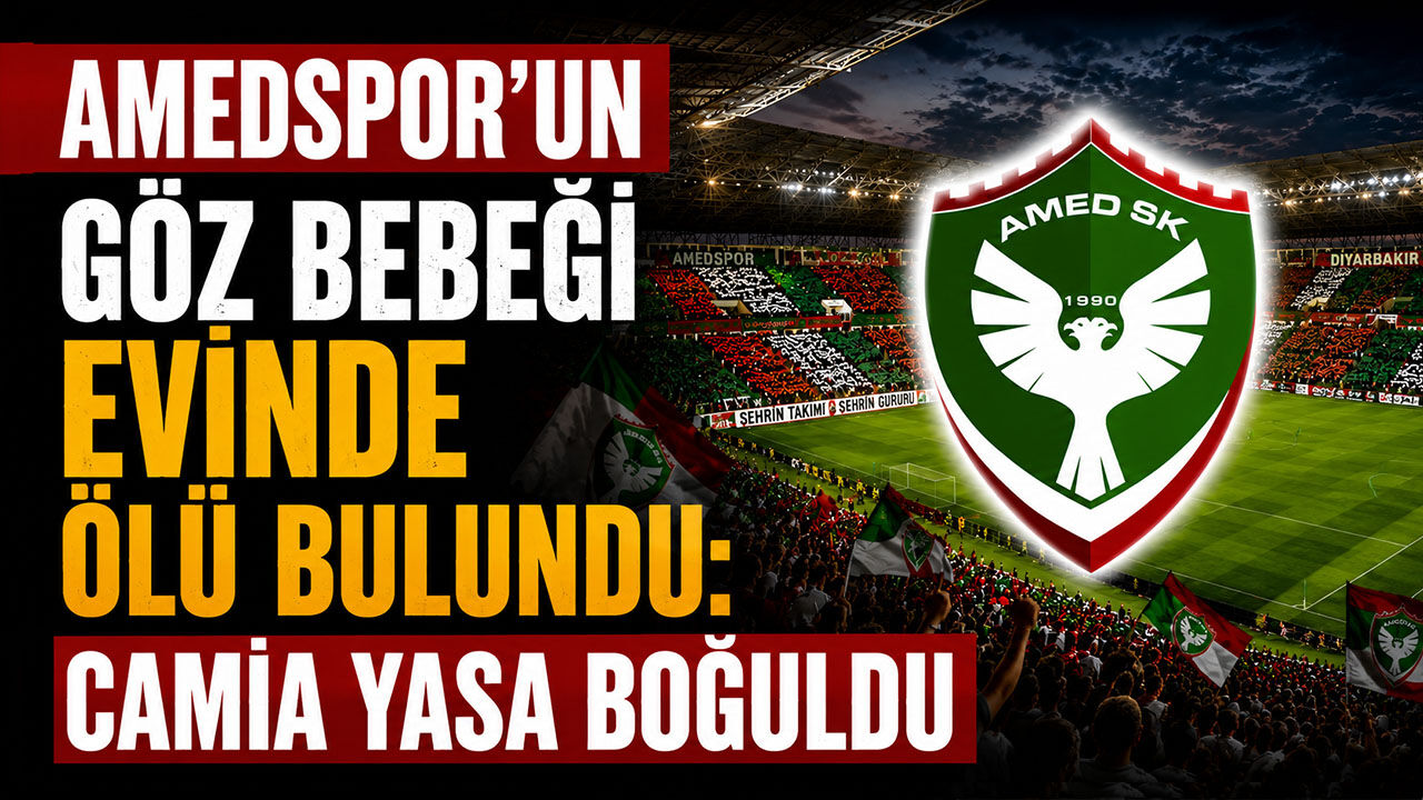 Amedspor'un göz bebeği evinde ölü bulundu: Camia yasa boğuldu