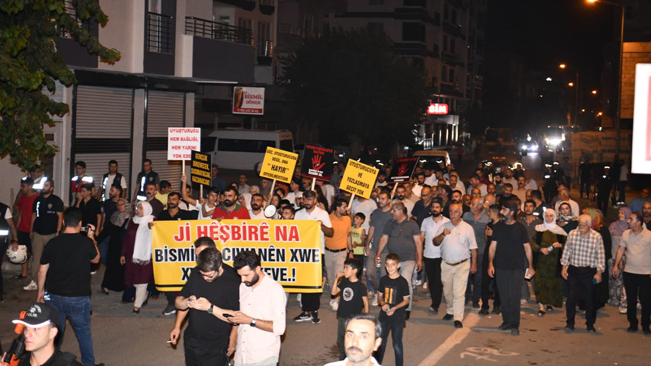 Bismil’de Uyuşturucu, Fuhuş Ve Çeteleşmeye Karşı Kitlesel Yürüyüş
