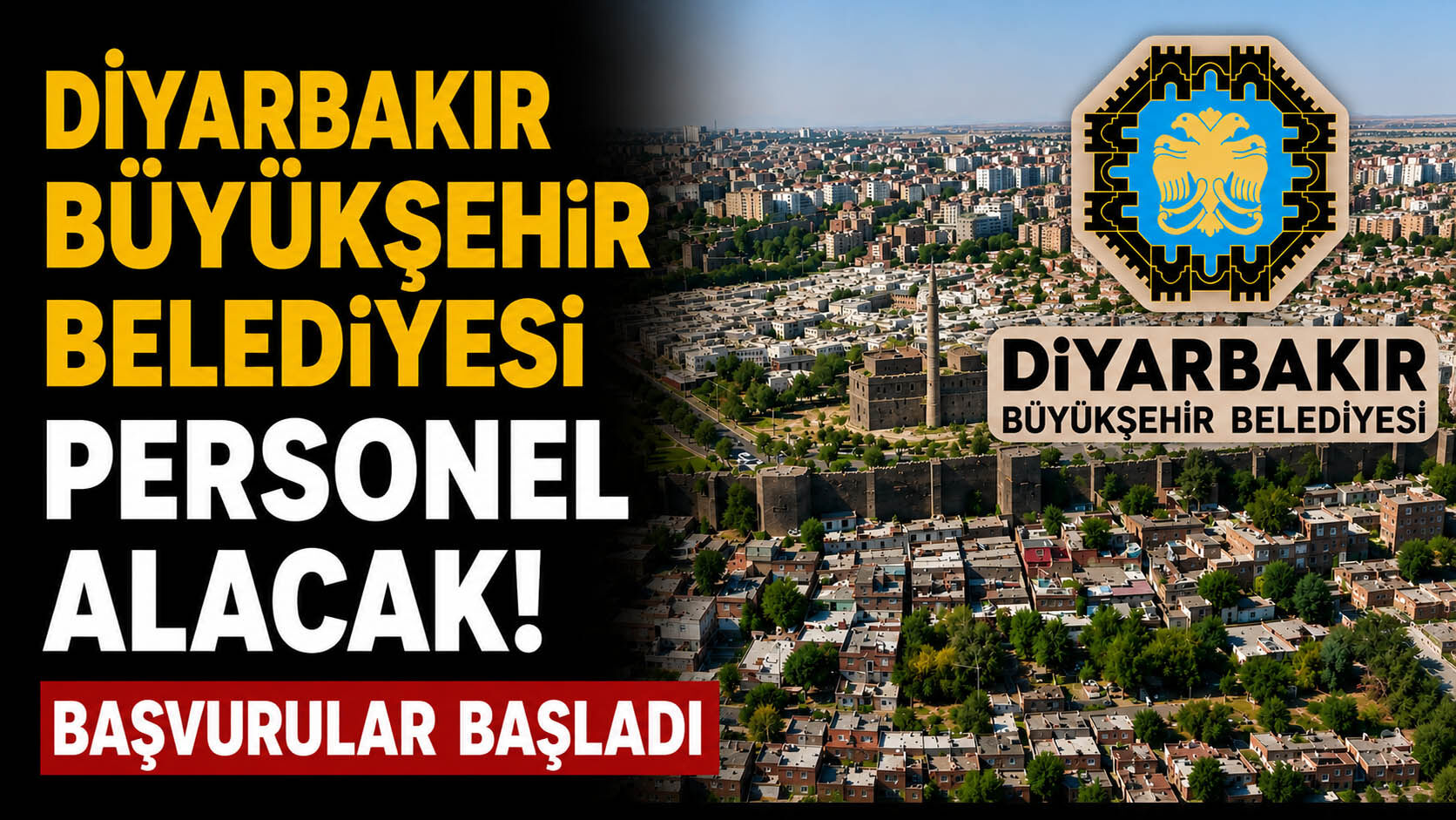 Diyarbakır Büyükşehir Belediyesi Personel Alacak, Başvurular Başladı 1