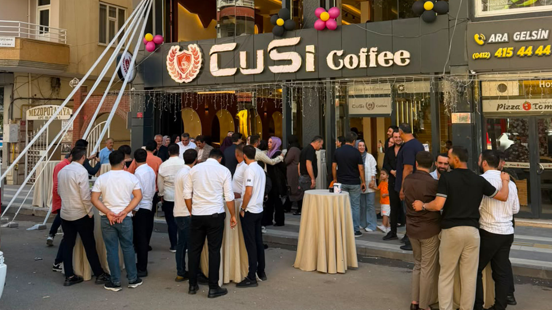 Bismil’de Cusi̇ Coffee Birinci Yıl Dönümünü Kutladı 4