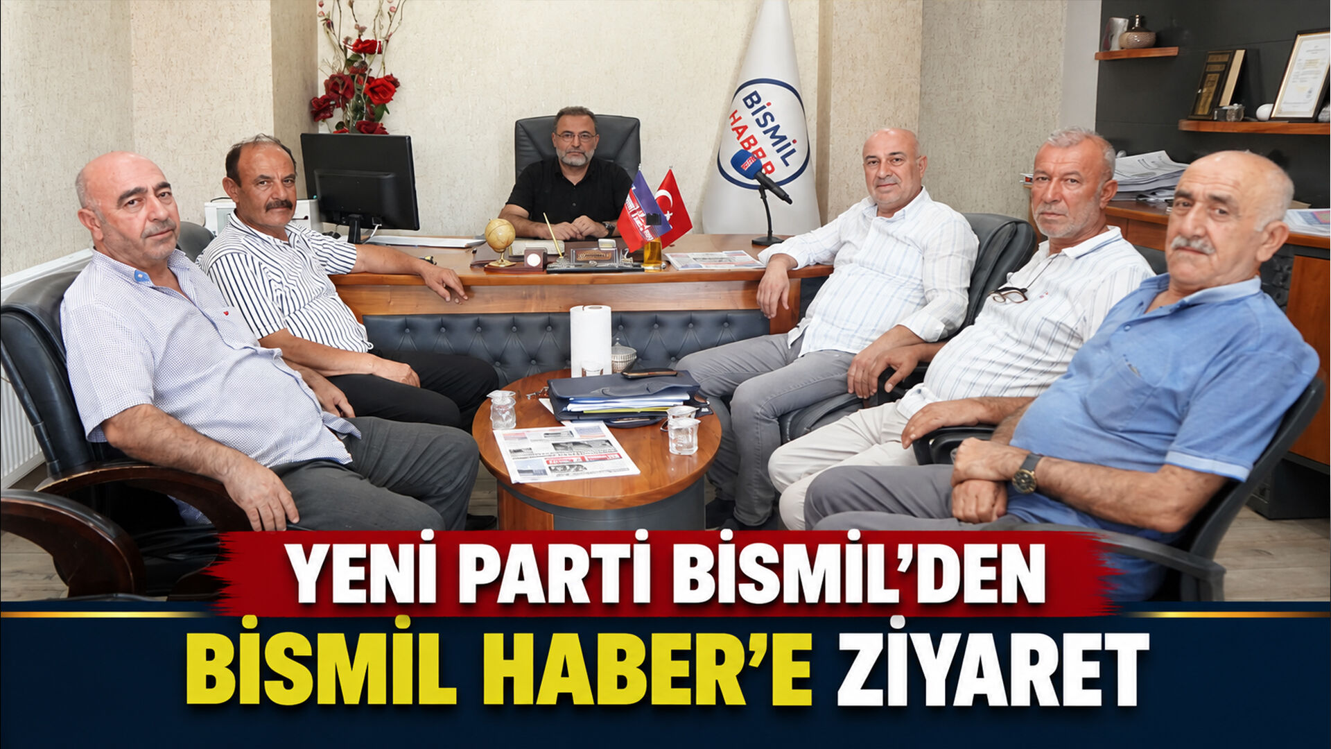 Yeni Parti Bismil’den Bismil Haber’e ziyaret