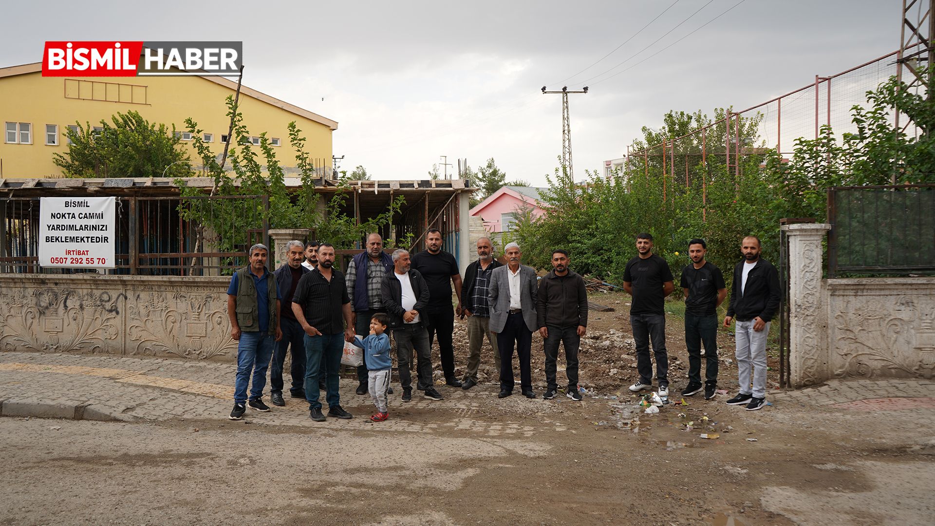 Bismil'de Cami İnşaatı Başladı, Hayırseverlere Destek Çağrısı 1
