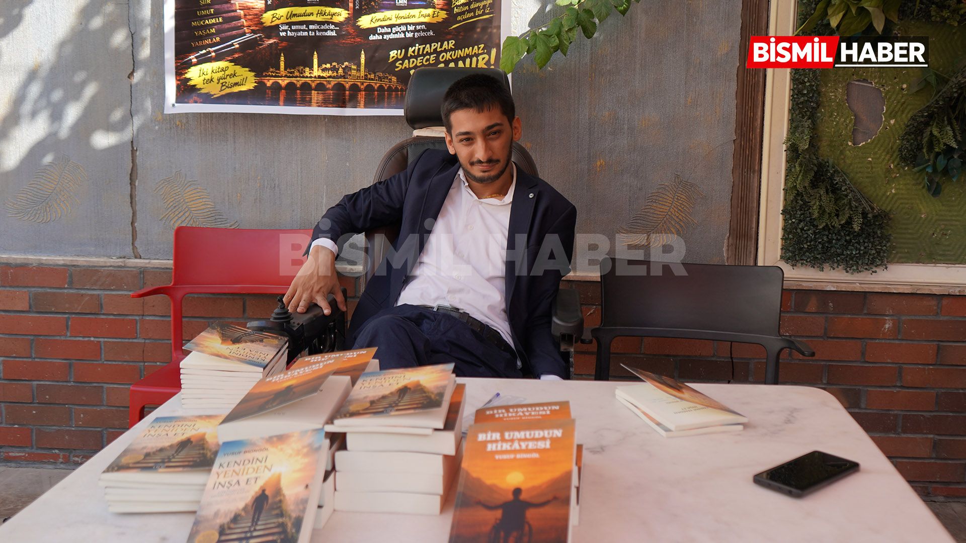 Bismil'de İlk Engelli Yazar Yusuf Bingöl’den Anlamlı İmza Günü 1