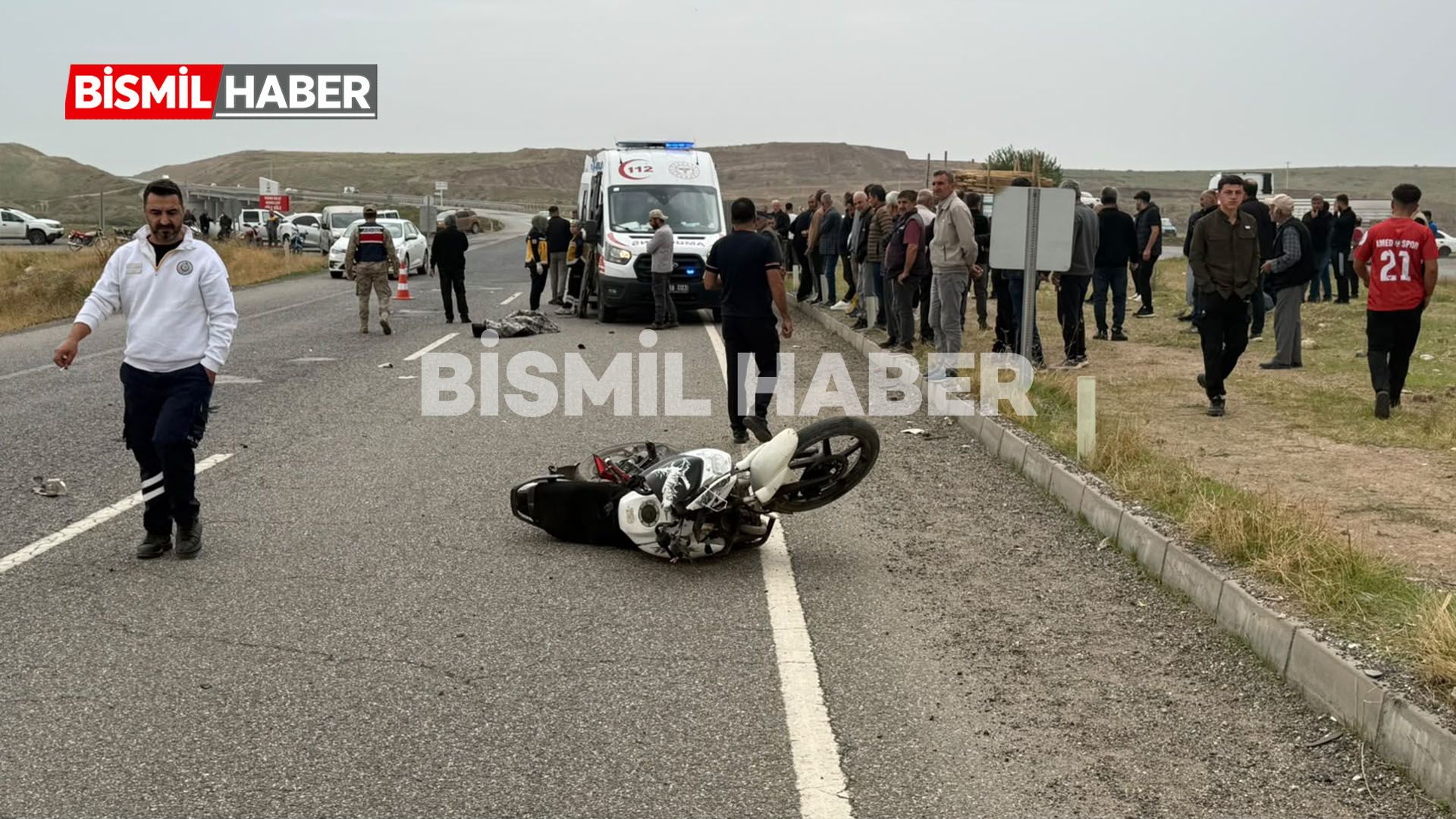 Bismil'de Kahreden Kaza, 14 Yaşındaki Motosiklet Sürücüsü Hayatını Kaybetti 1
