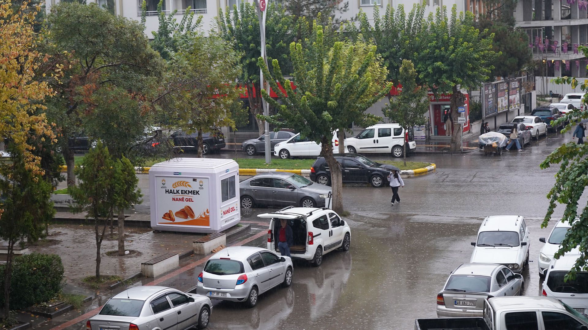 Bismil'de Sağanak Yağış