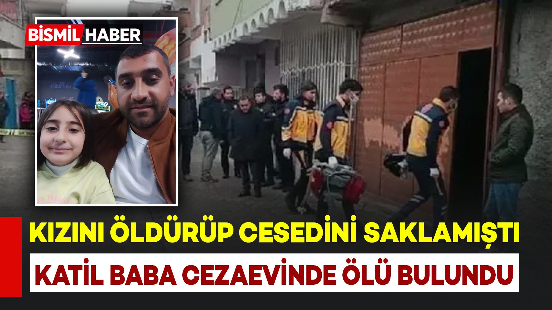 Kızını boğarak öldürüp cesedini kömürlükte saklayan baba, cezaevindeki koğuşunda ölü bulundu