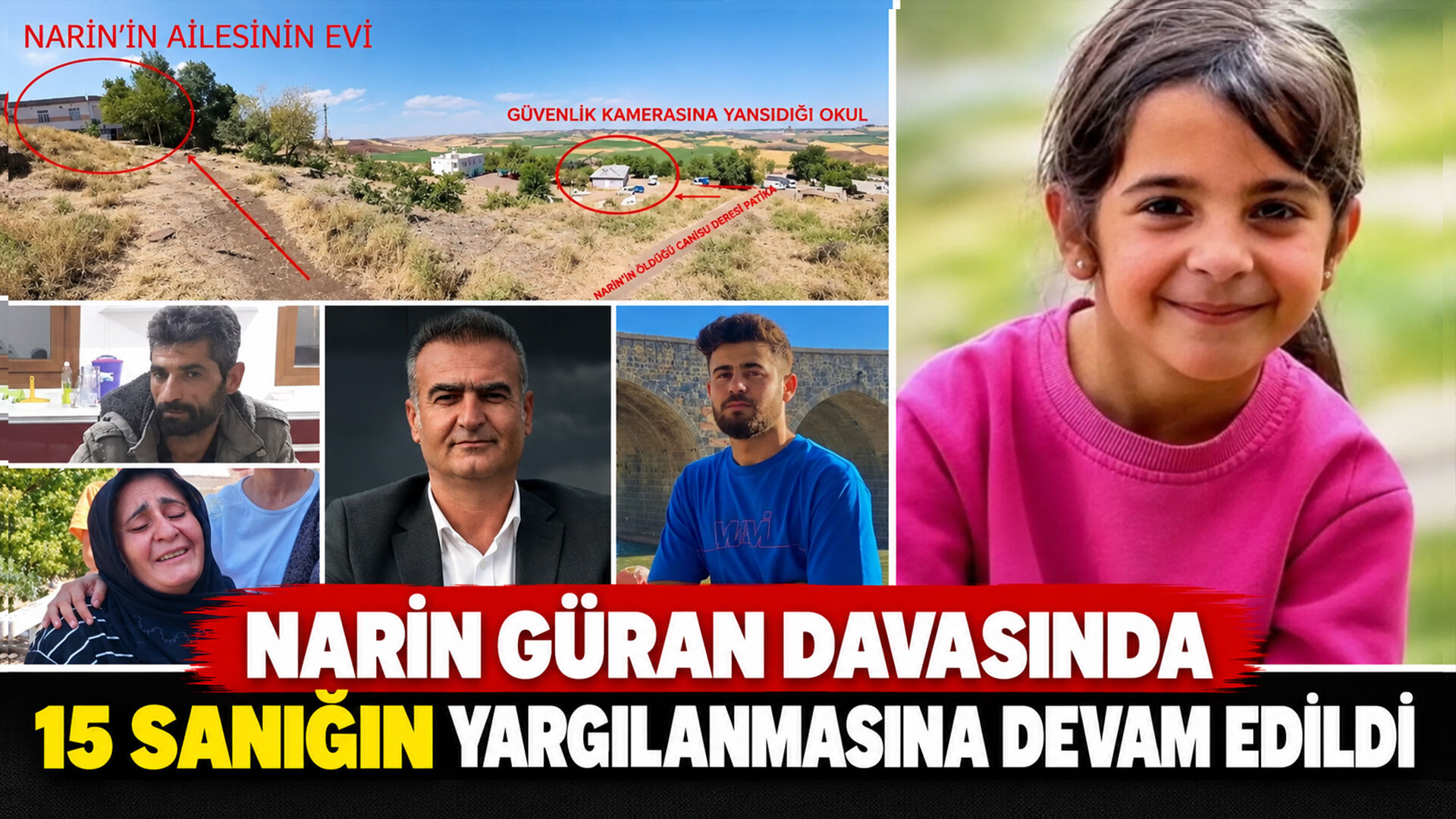 Narin Güran davasında 15 sanığın yargılanmasına devam edildi