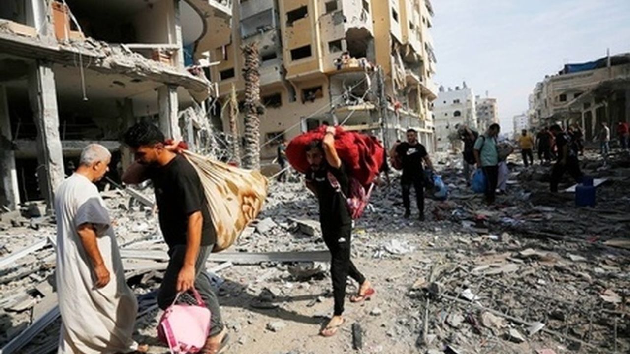 İsrail'in saldırıları nedeniyle 1 milyon 600 bin Filistinli yerinden oldu