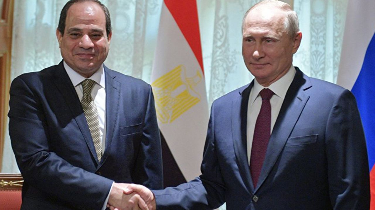 Putin ve Sisi, Gazze'de ateşkes ve bağımsız Filistin Devleti vurgusu yaptı