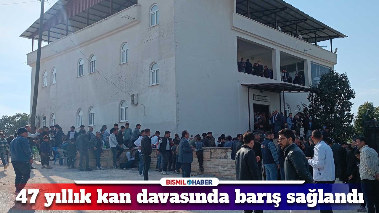 Diyarbakır’da 47 yıllık kan davası barışla sonuçlandı
