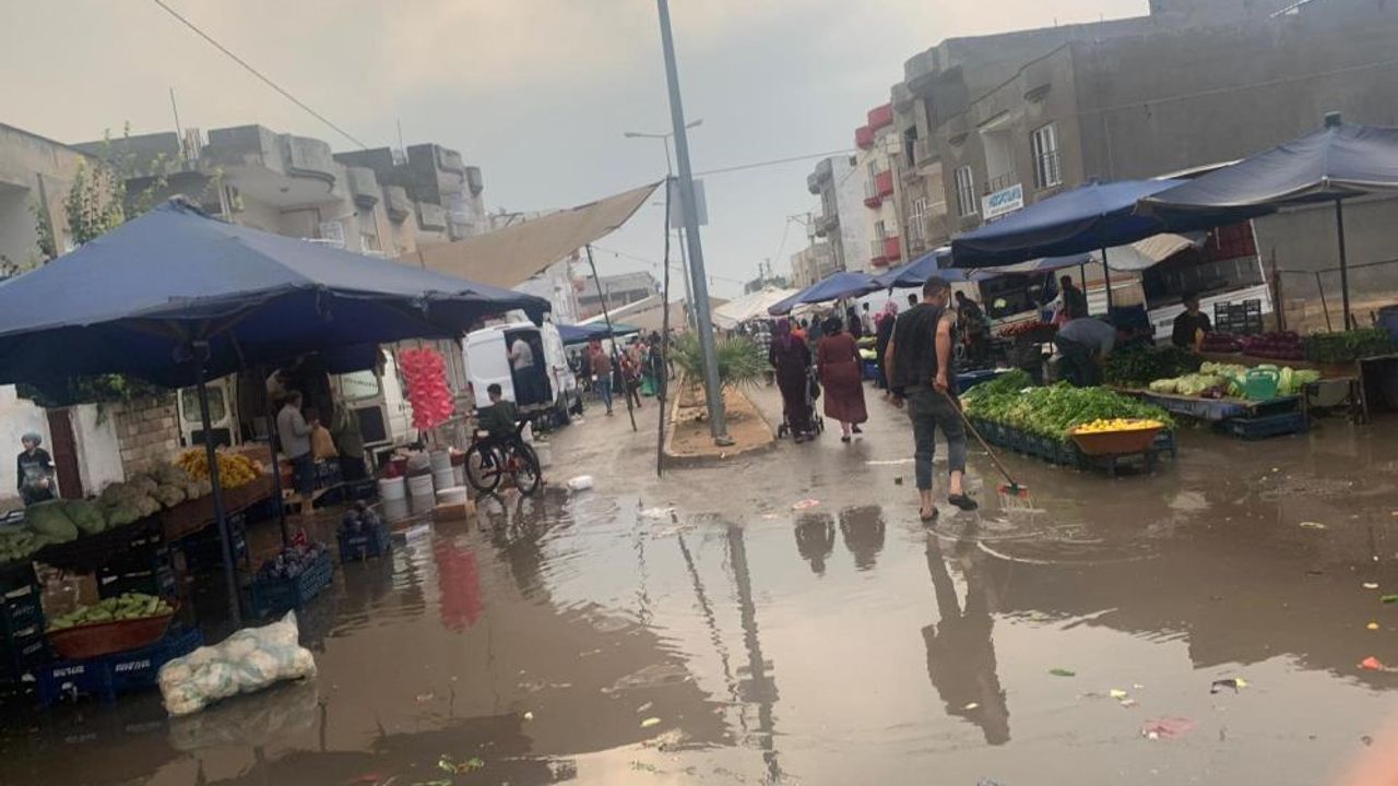 Mardin'de Şiddetli Yağışlar Hayatı Felç Etti