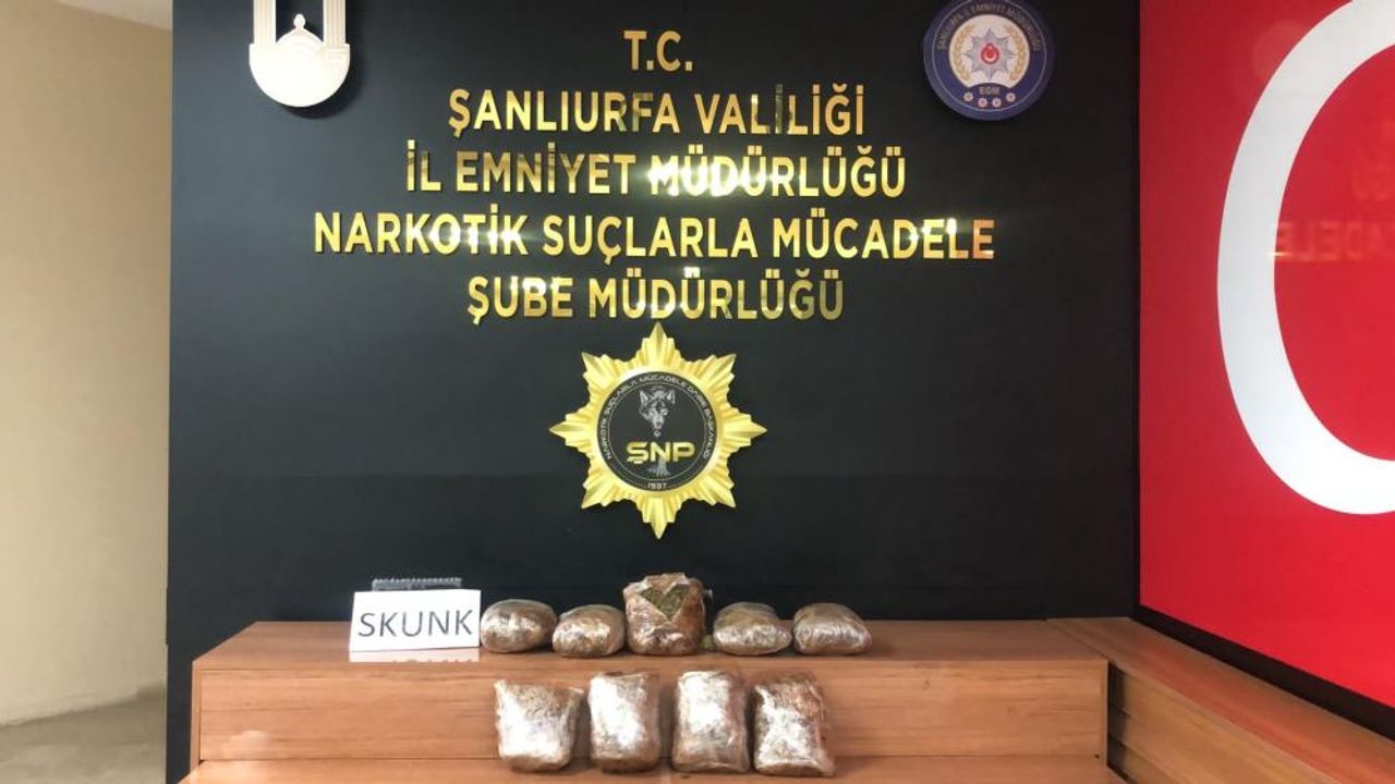 Şanlıurfa’da Narkotik Operasyonunda 4 Kilogram 400 Gram Uyuşturucu Ele Geçirildi