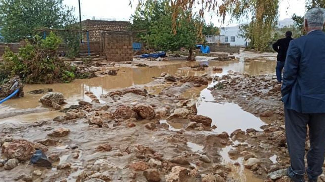 Mardin'de aşırı yağış sele neden oldu